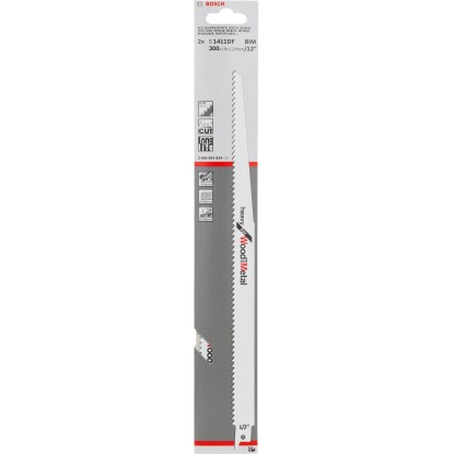 Bosch List sabljaste žage Pro S 1411 DF Heavy za les in kovino 2 kosa