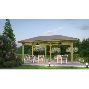 Weka Vrtna uta Paradies B Vel. 1 tlačno impregnirana 584 cm × 333 cm