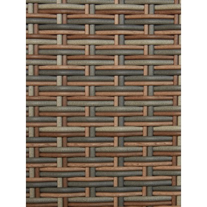 Komplet balkonskega pohištva Aliceville 3-delni poliratan zeleno-siva