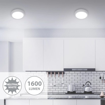 Briloner LED stropna in stenska svetilka Fire mat krom nevtralna bela svetloba