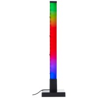 Brilliant Namizna LED svetilka Neele RGB + CCT Ø 12,5 cm črna