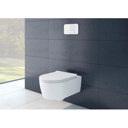Villeroy & Boch Soul Viseča WC školjka DirectFlush z WC desko bela