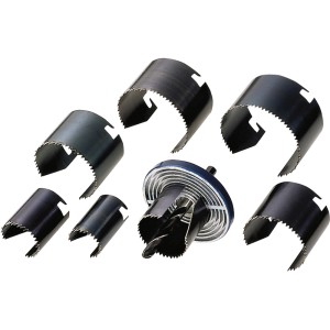 Komplet žag luknjaric Ø 25 mm-62 mm 9-delni