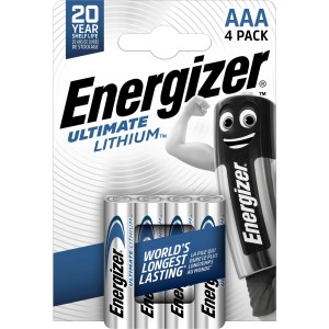 Energizer Ultimate Litijeva baterija AAA Micro 4 kosi