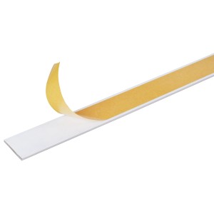 Ploski drog Samolepilen S prevleko iz umetne mase 2 mm x 20 mm x 2600 mm