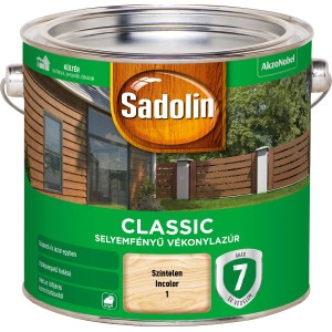 Sadolin Barva za les Classic brezbarvna 2,5 l