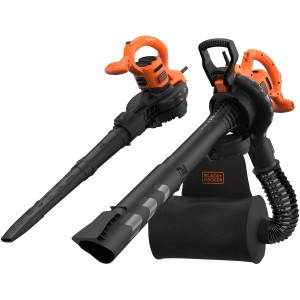 Black+Decker Električni sesalnik in pihalnik listja 3-v-1 BEBLV290 2.900 W