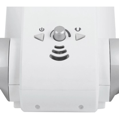 OBI Talni ventilator brez rotorjev belo-srebrn z daljinskim upravljanjem