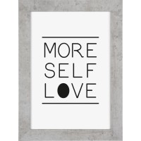 Okvir za sliko iz MDF Yellowstone FSC beton svetlo siv 21 cm x 29,7 cm