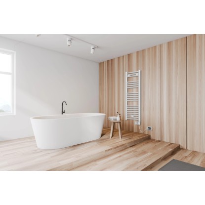 Sanotechnik Električni radiator e-Bozen 600 W bel 120 x 60 cm