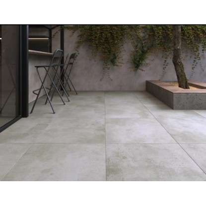 Terasna plošča Fina keramika Vero 2.0 – Videz cementa Siva 80 x 80 x 2 cm