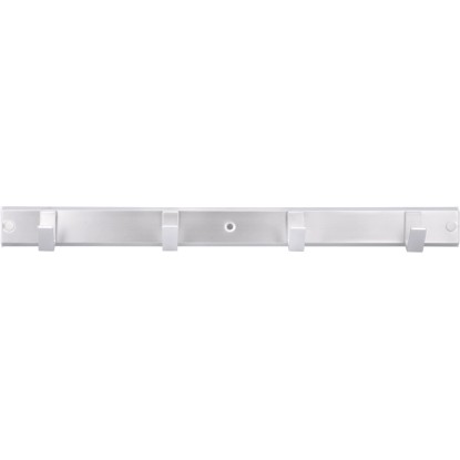 Siro Letvica s kljukicami 2083 aluminij naravni mat dolžina 450 mm 4 kavlji