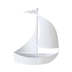 Boltze Stoječi okras Jolly 45 cm x 12 cm x 36 cm bel