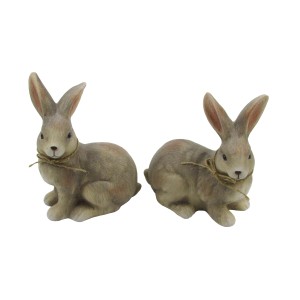 Okrasni zajec iz keramike 12 cm