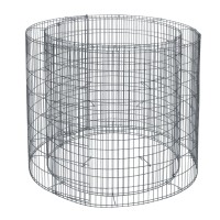 Bellissa Gabione visoka greda Okrogla Ø 92 cm/Ø 72 cm x 80 cm