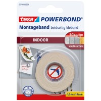 Tesa Powerbond Montažni trak za notranje prostore 1,5 m x 19 mm