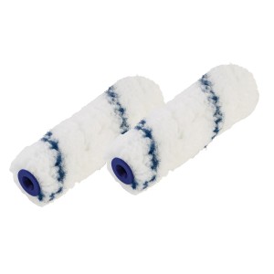 LUX-TOOLS Valjček z modro črto 10 cm 2 kosa