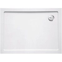 Sanotechnik Pravokotna tuš kad 100 cm x 80 cm bela