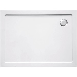Sanotechnik Pravokotna tuš kad 100 cm x 80 cm bela