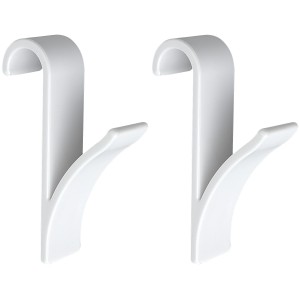 Wenko Kavelj za kopalniške radiatorje, bel, 2 v kompletu