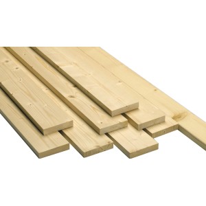 Univerzalna deska 3-stransko oblana 20 mm x 95 mm x 2000 mm razred kakovosti HF