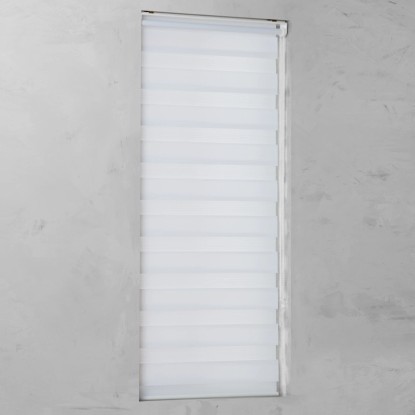 Cocoon Easy Fix dvojna dnevna rolo zavesa bela 90 cm x 220 cm