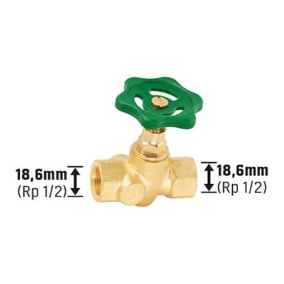 Prehodni ventil 18,6 mm (Rp 1/2)