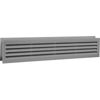 Ventilator za kopalnico svetlo siv 453 mm x 90 mm