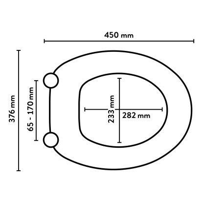 baliv WC-deska Jaru s samodejnim spuščanjem