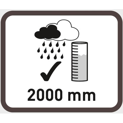 Šotor za 3 osebe 200 x 180 x 120 cm z zračenjem in mrežo proti komarjem
