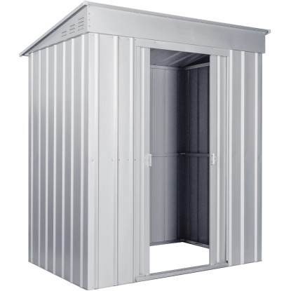Globel Industries kovinska lopa 6x4 kovinsko srebrna Š x G: 171 cm x 113 cm