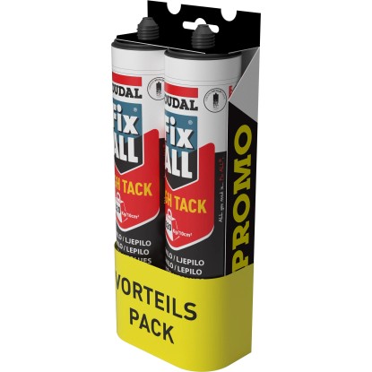 Soudal Montažno lepilo Fix ALL High Tack 2 x 290 ml