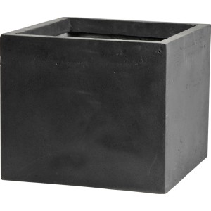 M Collections Korito za rože Cubi 34 cm x 34 cm antracit