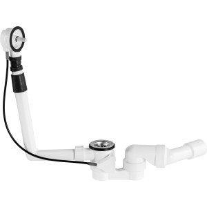 Ekscentrična garnitura 44,8 mm (G 1 1/2) Prelivna uporaba Bela