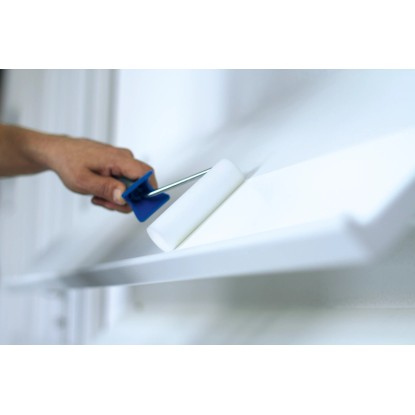 LUX-TOOLS Penasti valjček črno-modri 2K-mehki ročaj 15 cm