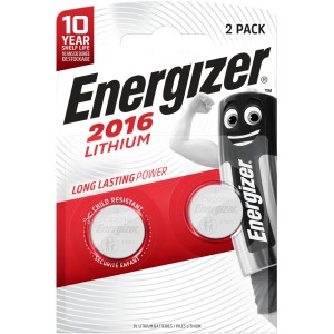 Energizer Gumbna baterija, litijeva CR 2016