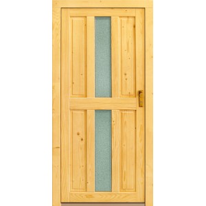 Lesena stranska vhodna vrata NET 506 98 cm x 200 cm smreka naravna desno