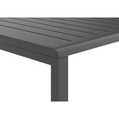 Sedežni in jedilni komplet Tamworth 4-delni aluminij antracitno siva