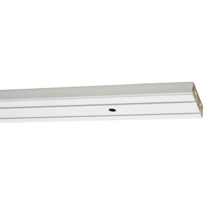 Gardinia Tračno vodilo za zavese 2-kanalna GE2 Bela 300 cm