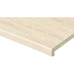 Kaindl Okenska polica 30 x 3,7 cm Tibur (37910) dolžina najv. 4,1 m z obrobo