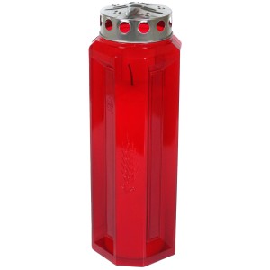 Nagrobna sveča Mega rdeča