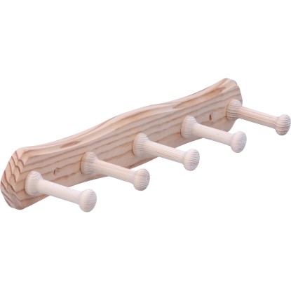 Siro Letvica s kljukicami S126 bor dolžina 460 mm 5 kavljev FSC®