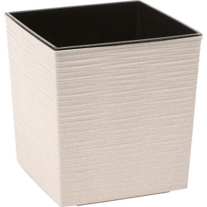 Cvetlični lonec Juka Eco Dluto 25 cm x 25 cm x 26 cm bela