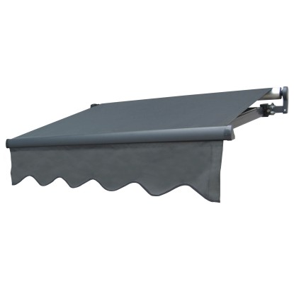 Markiza s pregibnimi rokami Aventura 300 cm x 200 cm Barva antracita