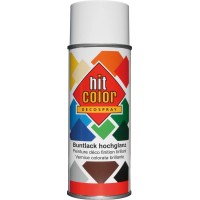 Hitcolor Barvni sprej čisto bel visoko sijajni 400 ml