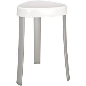 Wenko kopalniški stolček Corrente Aluminij/umetna masa bel