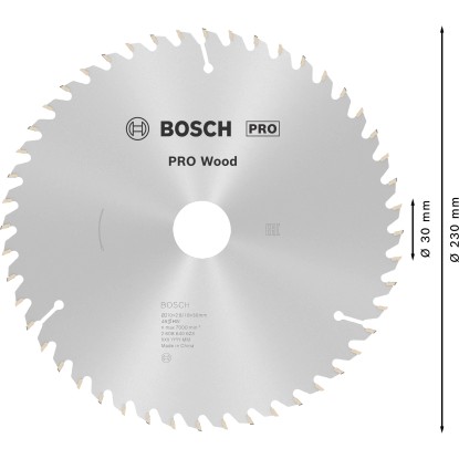 Bosch List krožne žage Optiline Wood Ø 210 mm x 28 mm x 30 mm zob 48