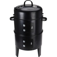 BBQ Žar na oglje črn 40 cm x 78 cm