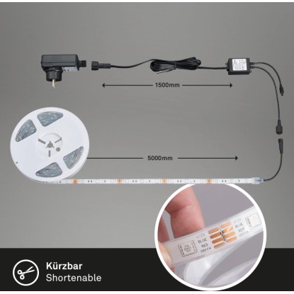 Zunanji upogljivi LED-trak 5 m