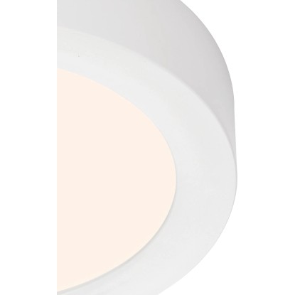 Briloner LED stropna in stenska svetilka Fire bela Ø 17 cm